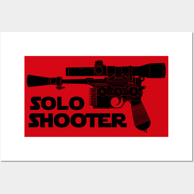 SOLO SHOOTER Wall Art by DistractedGeek